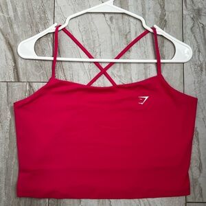 Gymshark Vibrant Pink Cropped Tank Top
